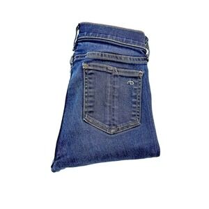 Rag & Bone 10" Skinny Denim Jeans Med-Dark Wash Size 25